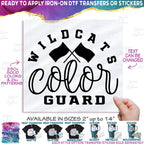 (s131-4E) Team Name Color Guard Winter
