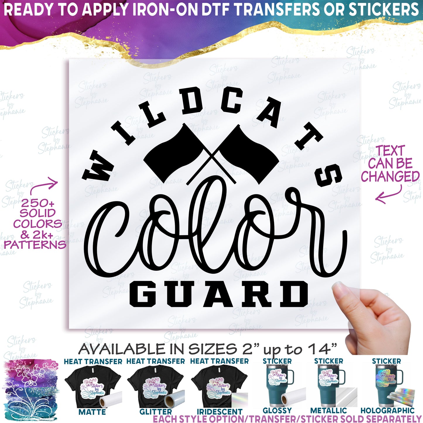 (s131-4E) Team Name Color Guard Winter