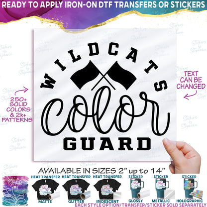 (s131-4E) Team Name Color Guard Winter