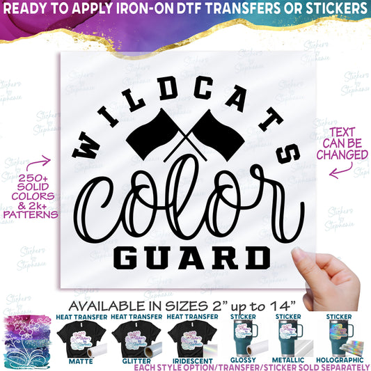 (s131-4E) Team Name Color Guard Winter