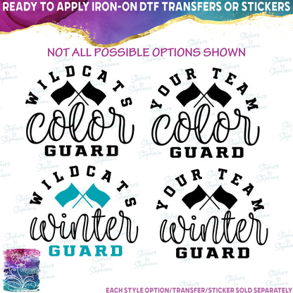 (s131-4E) Team Name Color Guard Winter