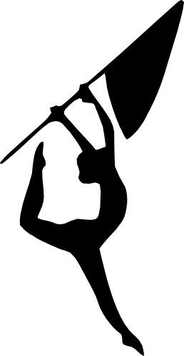 (s131-1-A) Color Guard Silhouette