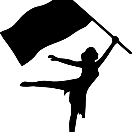 (131-01-C) Color Guard Silhouette