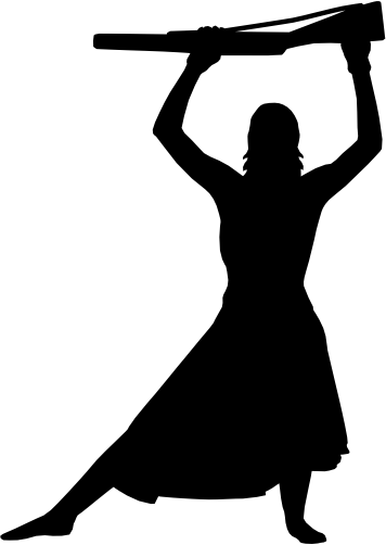 (131-01-E) Color Guard Silhouette