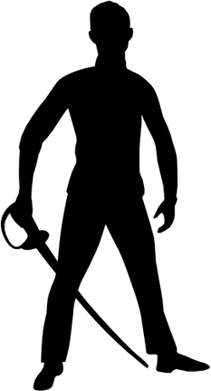 (131-01-H) Color Guard Silhouette