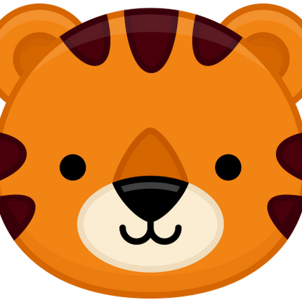 (s169-13-1A) Tiger Face