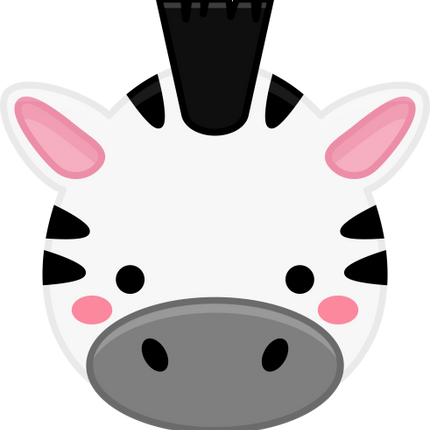 (s169-13-1D) Zebra Face