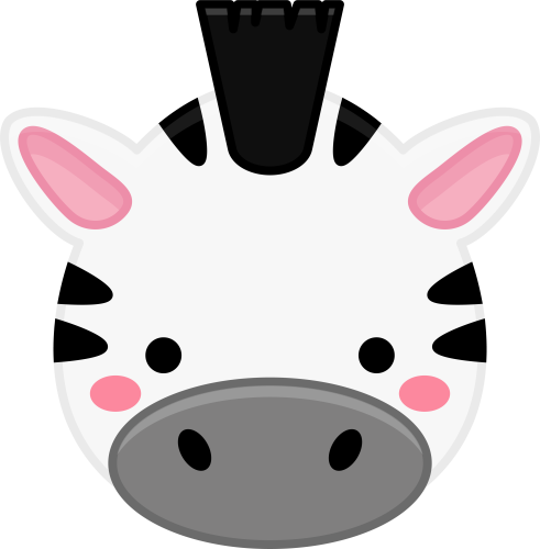 (s169-13-1D) Zebra Face