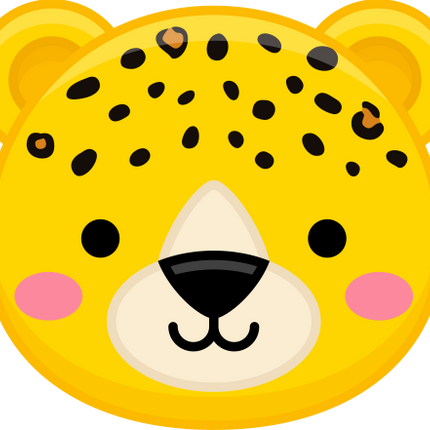 (s169-13-1E) Leopard Face