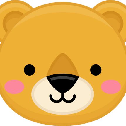 (s169-13-1H) Baby Lioness Lion Face