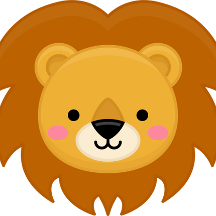 (s169-13-1I) Baby Lion Face