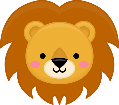 (s169-13-1I) Baby Lion Face