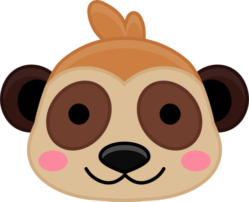 (s169-13-1N) Baby Meerkat Face