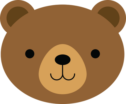 (s169-14-1A) Bear Face