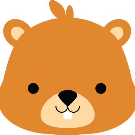 (s169-14-1B) Beaver Face