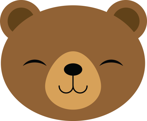 (s169-14-1J) Bear Face