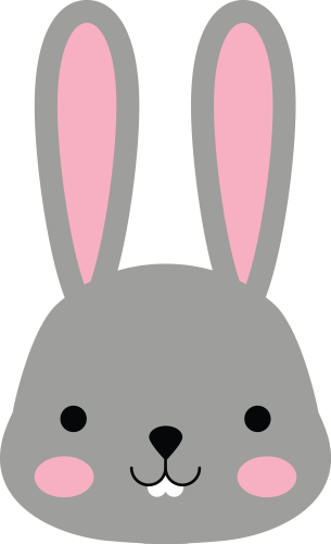 (s169-14-1-B) Bunny Rabbit Face