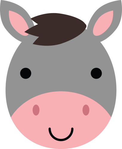 (s169-15-1I) Donkey Face
