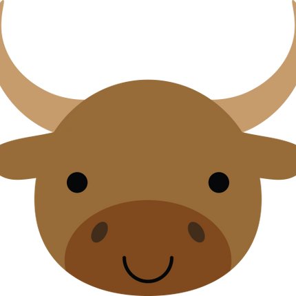 (s169-15-1J) Bull Face