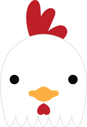 (s169-15-1L) Chicken Face