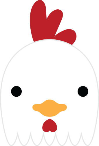 (s169-15-1L) Chicken Face