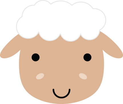 (s169-15-1M) Sheep Face