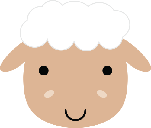 (s169-15-1M) Sheep Face