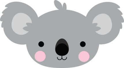 (s169-16-B) Koala Face