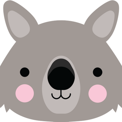 (s169-16-C) Wombat Face