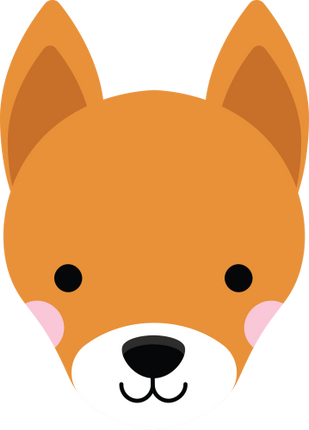 (s169-16-D) Dingo Face