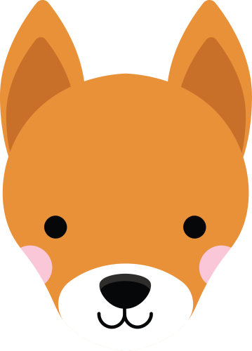 (s169-16-D) Dingo Face