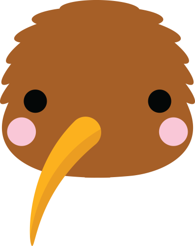 (s169-16-1I) Kiwi Face