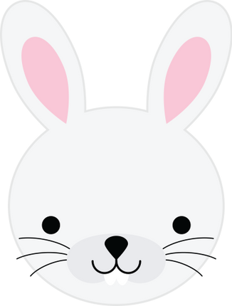 (s169-17-1-B) Bunny Rabbit Face