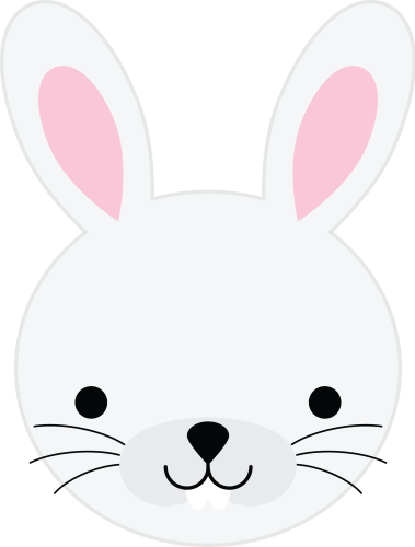 (s169-17-1-B) Bunny Rabbit Face
