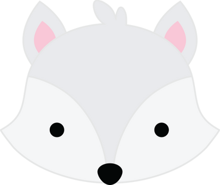 (169-17-1I) Arctic Fox Face