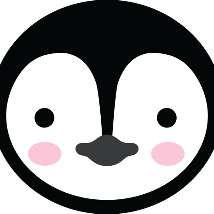 (169-17-J) Penguin Face