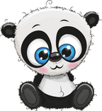 (s133-22-A) Cute Cartoon Panda