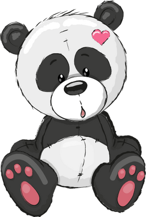 (s133-22-C) Cute Cartoon Panda