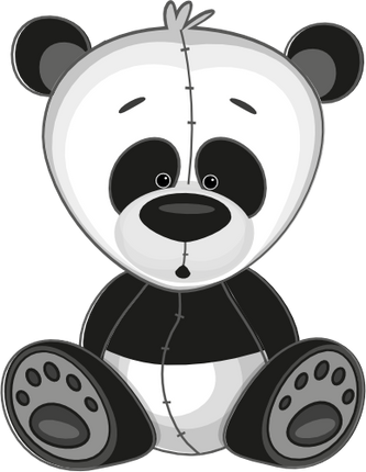 (s133-22-D) Cute Cartoon Panda