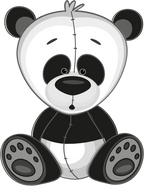 (s133-22-D) Cute Cartoon Panda