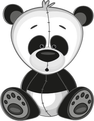 (s133-22-D) Cute Cartoon Panda