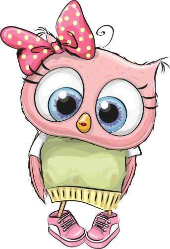 (s133-24-1G) Cute Cartoon Owl