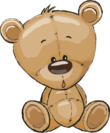 (s133-25-A) Cute Cartoon Teddy Bear