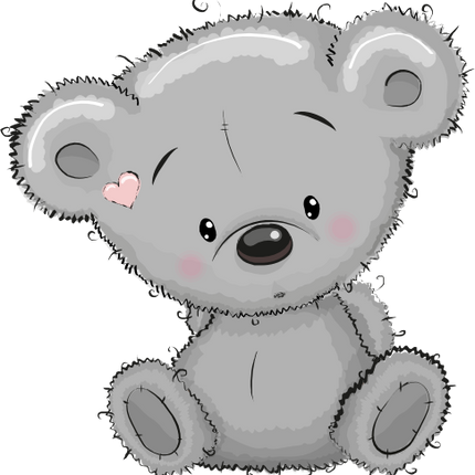 (s133-25-B) Cute Cartoon Teddy Bear
