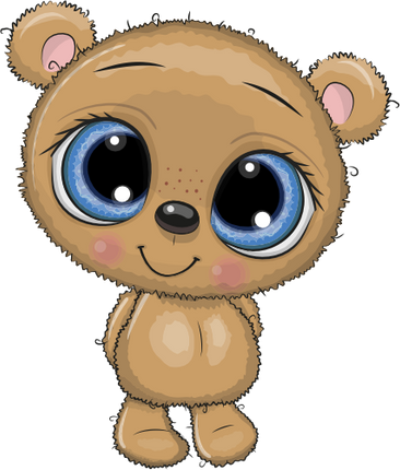 (s133-25-I) Cute Cartoon Teddy Bear