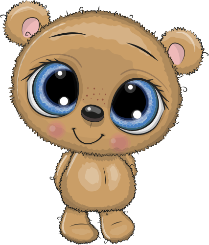 (s133-25-I) Cute Cartoon Teddy Bear