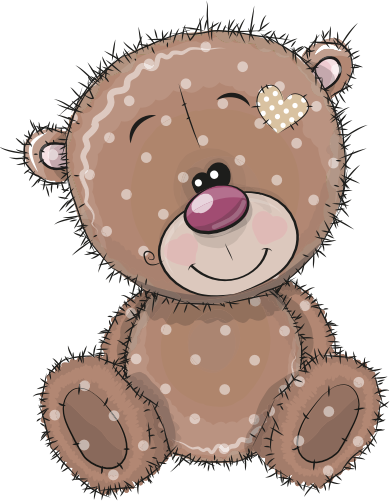 (s133-25-K) Cute Cartoon Teddy Bear
