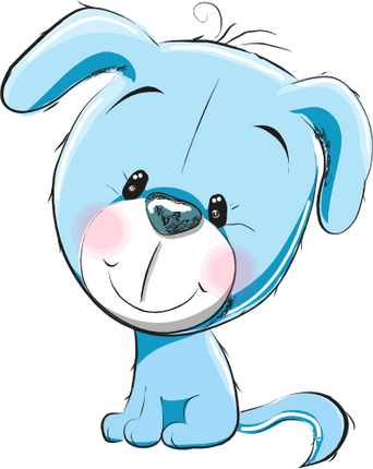 (s133-27-1G) Cute Cartoon Puppy Dog