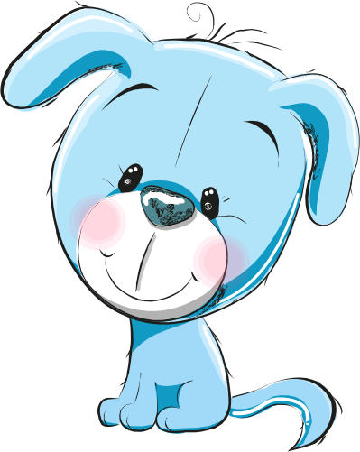 (s133-27-1G) Cute Cartoon Puppy Dog