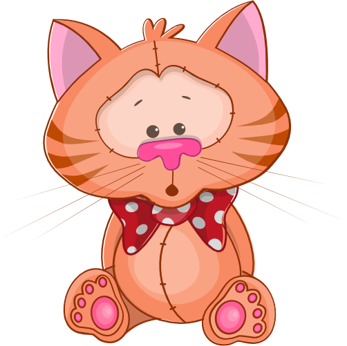 (s133-28-K) Cute Cartoon Cat Kitten bow Tie